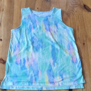 SO Woman's Tie-Dye Tank Top - Blue, Green, Purple